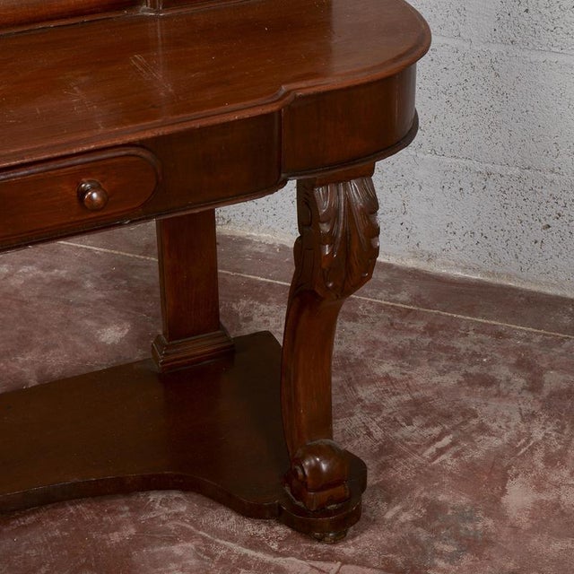 Small Console Desk in Wood For Sale - Image 9 of 13
