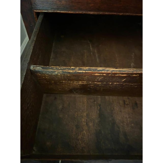 18th Century Georgian Oak 2-Over-3 Chest of Drawers For Sale - Image 11 of 14