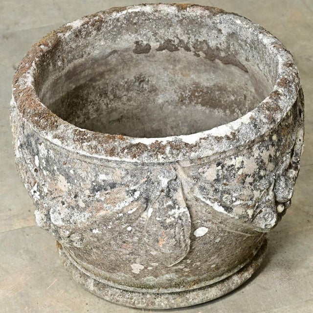 English 19th Century Cast Stone Single Planter For Sale - Image 10 of 10