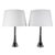 Moulded Glass Table Lamps by Paul Kedelv for Flygsfors, 1950s, Set of 2 For Sale - Image 6 of 12