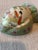 1950s 4.5 Inch Mid-Century Chinoiserie Hand-Painted Porcelain Wall Pockets – Pair For Sale - Image 5 of 5