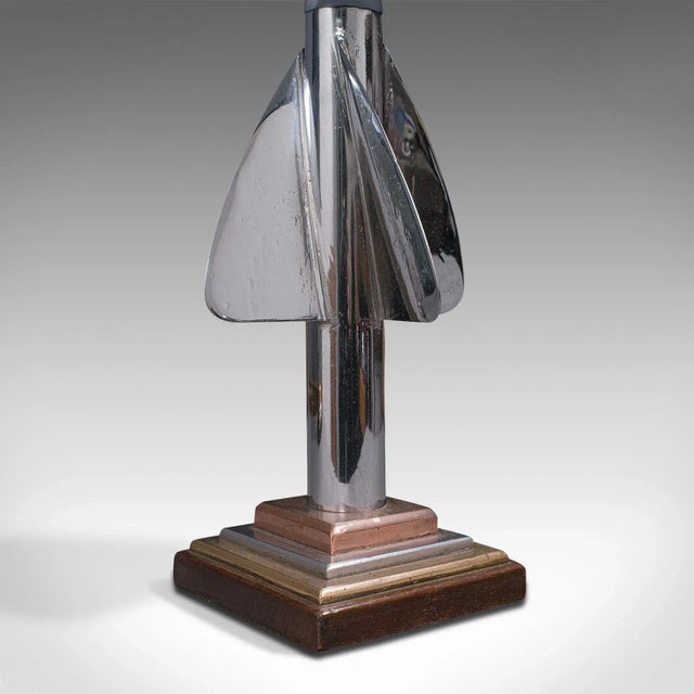 1930s Pair of Vintage English Maritime Desk Lamps For Sale - Image 11 of 13