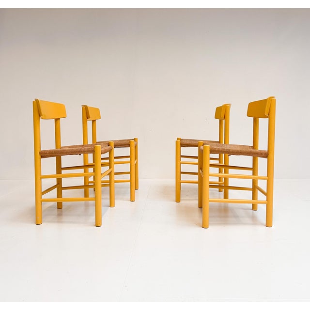 Model J39 Chairs by Borge Mogensen for FDB Mobler, 1970s, Set of 4 For Sale - Image 15 of 16