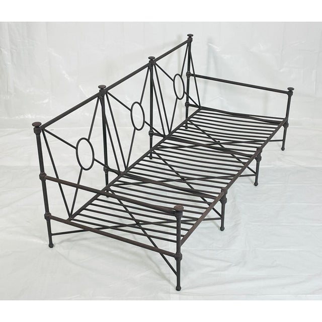 Stunning Aluminum Outdoor Sofa by Restoration Hardware, Modern Seating For Sale In Los Angeles - Image 6 of 18