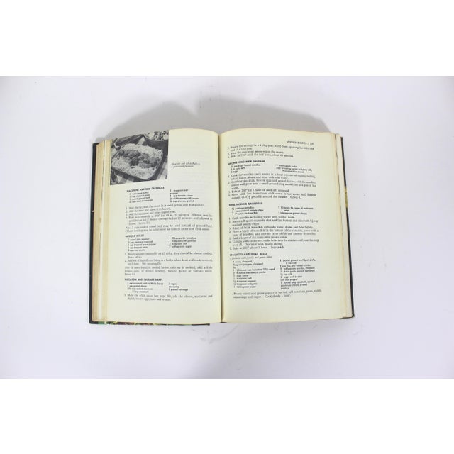 Black 1965 Canadian Cook Book Cookbook Retro Kitchen Decor, Old Linen Hardcover Gift Foodie, Shower Gift, Bride, Classic For Sale - Image 8 of 13