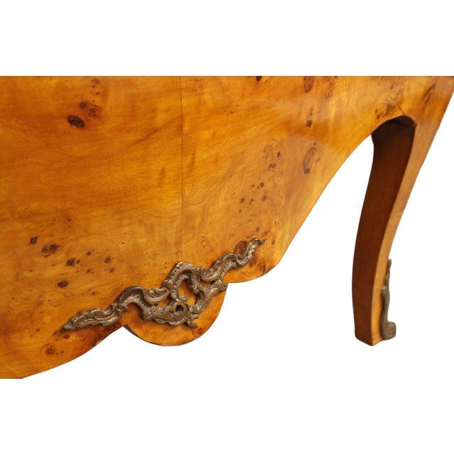 Brown 20th Century Louis XV Style Bombe Commode For Sale - Image 8 of 11