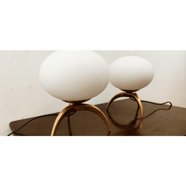 Oval Glass Table Lamp For Sale - Image 6 of 16