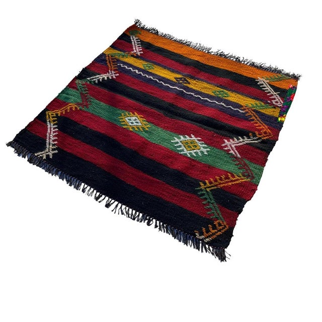 Vintage Turkish Traditional Kilim Rug, 1930s For Sale - Image 6 of 11