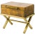Leather Trunk on Brass Base by Hart Associates For Sale - Image 12 of 12