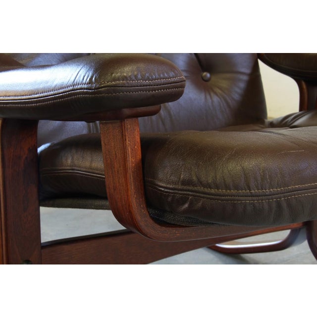 Vintage Norwegian Modernist Lounge Chairs attributed to Jon Hjortdal, 1970s, Set of 2 For Sale - Image 16 of 18
