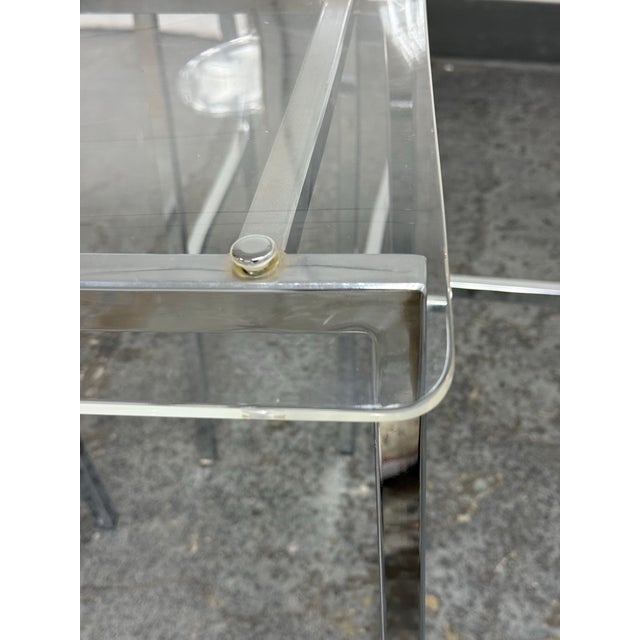 Cb2 Vapor Acrylic Barstools, Set of Three For Sale - Image 9 of 12