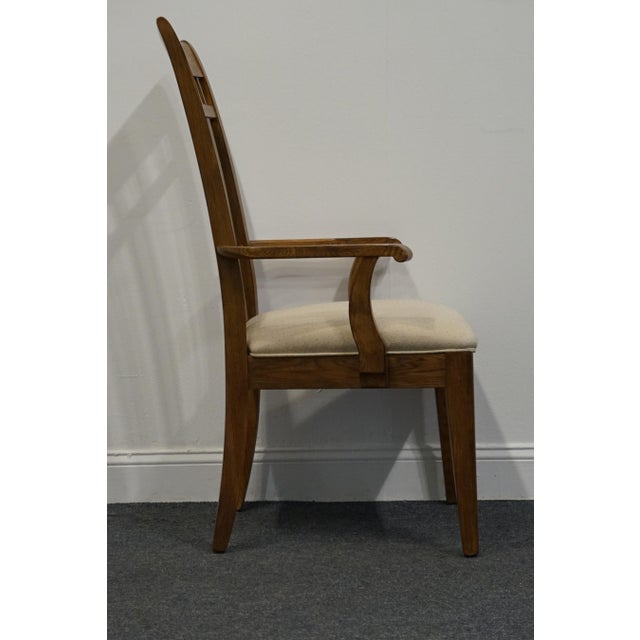 Wood Sumter Cabinet Quarter Sawn Oak Mission Style Arts & Crafts Dining Arm Chair For Sale - Image 7 of 9