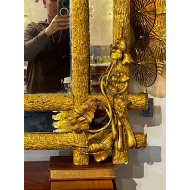 19th Century Pair of French Louis XVI Style Tree Form Mirrors For Sale In Dallas - Image 6 of 9