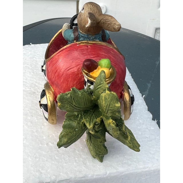 Late 20th Century Baby Rabbit in Radish Mobile Signed Mackenzie Child For Sale In West Palm - Image 6 of 7