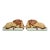 Italian Faience Lions, Pair For Sale