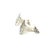 1990s Pair of Georg Jensen Checkerboard Cufflinks Silver Estate For Sale - Image 4 of 10