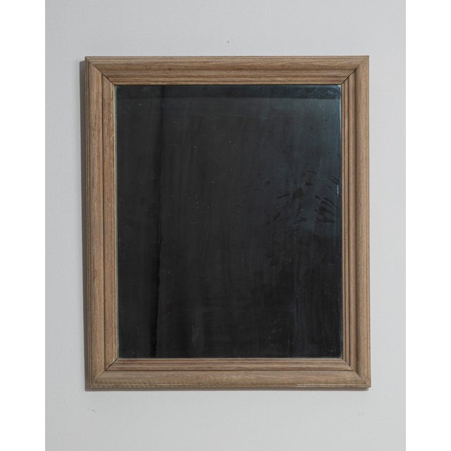 19th Century 19th Century France Antique White Wood Mirror For Sale - Image 5 of 10