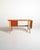 Teak frame with three drawers, extendable top with a 45 cm side extension, and tapered legs. Model "378" by Eric Johansson...