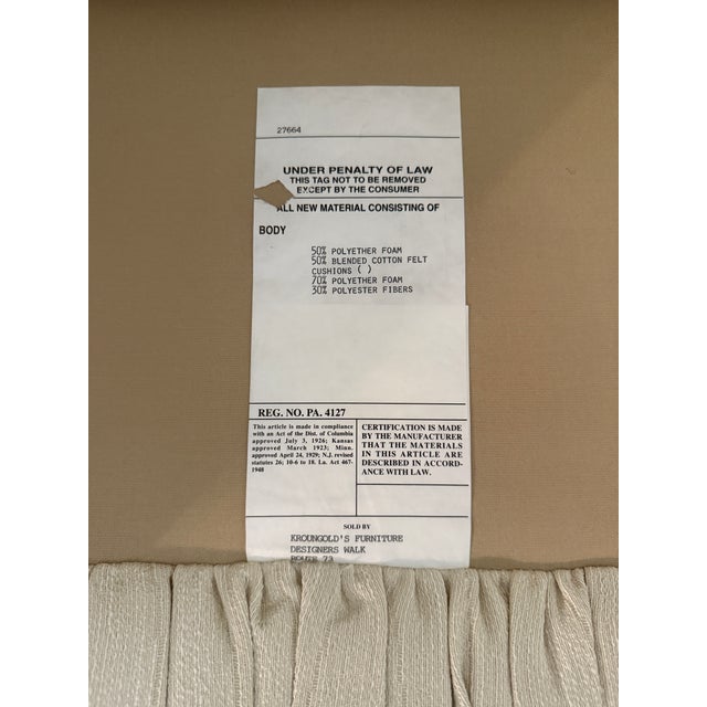 Vintage Postmodern Fully Upholstered Sculptural Sectional For Sale - Image 11 of 11