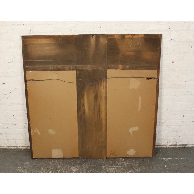 Mid 20th Century Mosaic Design Mid-Century Wall Mirror For Sale - Image 5 of 6