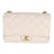 Beige Quilted Lambskin Large Funky Town Flap Bag For Sale