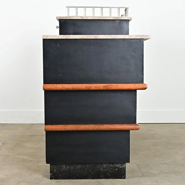 French Vintage Midcentury Tiered Bar Counter For Sale - Image 11 of 11