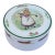 1994 Vintage Villeroy & Boch German Foxwood Tales Golfing Rabbit Porcelain Trinket Box With Lid. For Sale