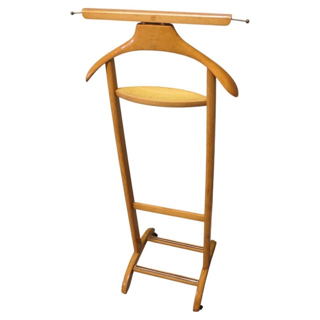 1960s Mid-Century Italian Gentlemans Floor Standing Valet, 1960 For Sale - Image 5 of 5