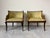Elegant and richly detailed, this pair of vintage Neoclassical-style lounge chairs embodies timeless sophistication. Each...