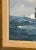 Late 20th Century Late 20th Century Seascape Oil Painting "Sailboat on the Sea" by Charles Vickery, Framed For Sale - Image 5 of 12
