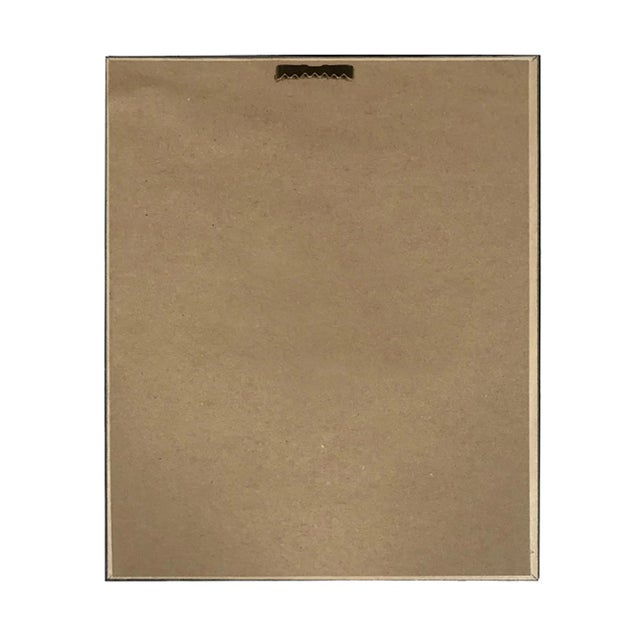 A beautiful reproduction color illustration of a brown pelican. Printed on satin photo paper and framed behind glass in...