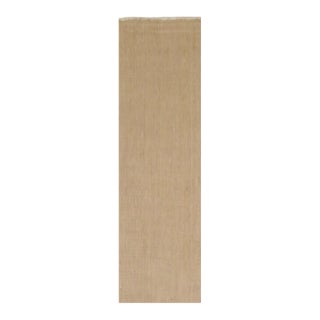 Rug & Kilim’s Modern Textural Extra-Long Runner Rug in Beige-Brown & Cream Tones - 2'7" X 9' For Sale