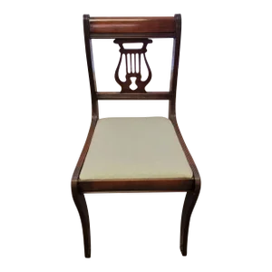 Vintage Duncan Phyfe Harp Style Chair