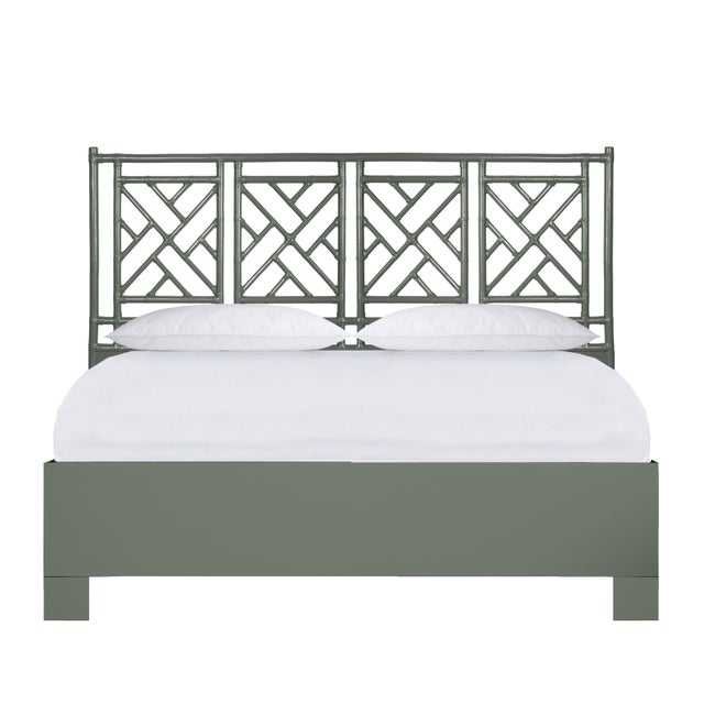 Chippendale Standard Bed California King - Evergreen For Sale - Image 11 of 11