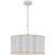 Alexa Hampton for Visual Comfort Signature Markos Large Hanging Shade in White & Gild with Frosted Acrylic For Sale