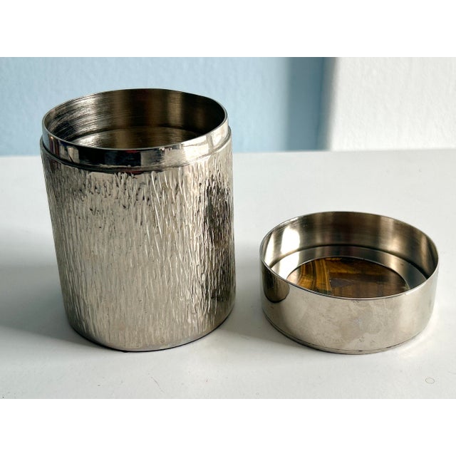 2000 - 2009 Global Views Nickel Box For Sale - Image 5 of 8