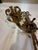 Metal Vintage Brass and Crystal Wall Sconces -a Pair For Sale - Image 7 of 10