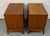 Brown Mid-Century Modern Three Drawer Walnut Nightstands, A Pair For Sale - Image 8 of 14