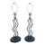 Pair of Mid 20th Century Postmodern Squiggle Table Lamps For Sale