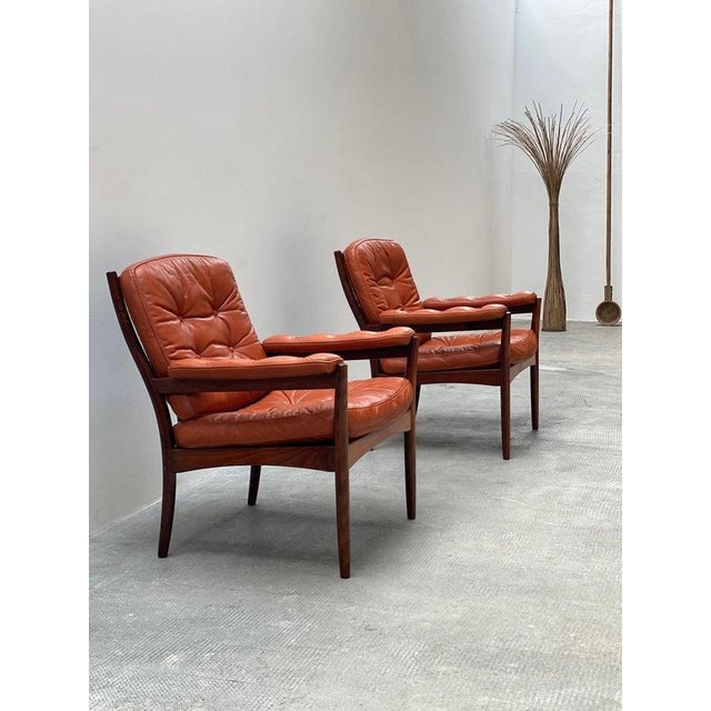 Set of two absolutely beautiful, high-quality, and very comfortable Swedish armchairs from the 1960s. Incredibly beautiful...