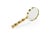 Accent bamboo magnifier in brass, designed by Elizabeth Wicker.