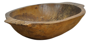 Hungarian Hand-Carved Dough Bowl, 1900s