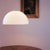 Sonora Suspension Lamp in White Opaline Glass by Vico Magistretti for Oluce For Sale - Image 3 of 8