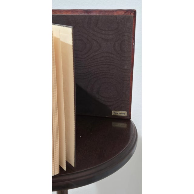 Italian Leather Photo Album With Cherub Carvings – Museum Company For Sale In Dallas - Image 6 of 9