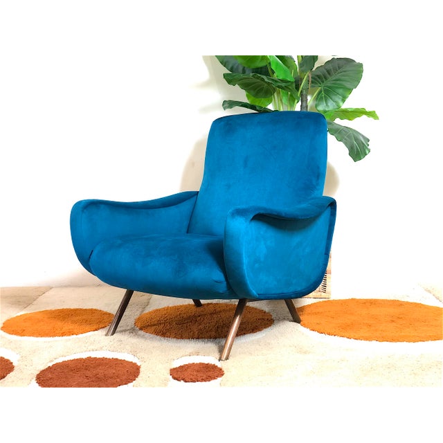 "lady" armchair 1950s design attributed to marco zanuso masterpiece of made in italy, lady was awarded the gold medal at...