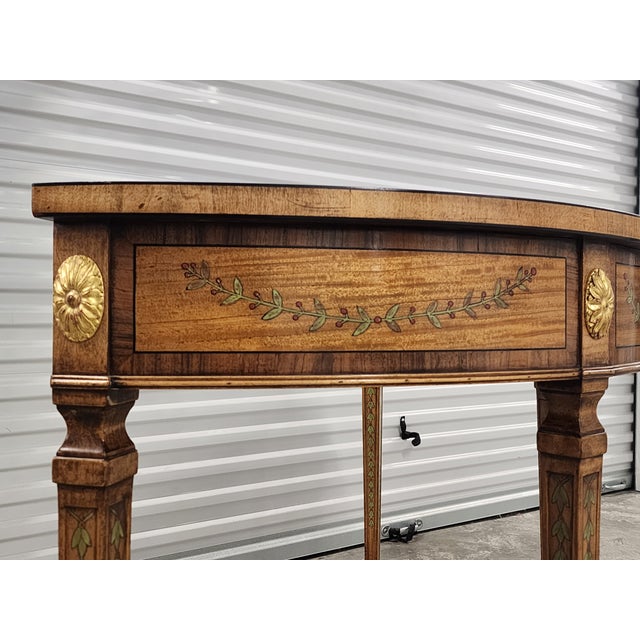Vintage Maitland-Smith Adam Style Console Table For Sale - Image 10 of 12