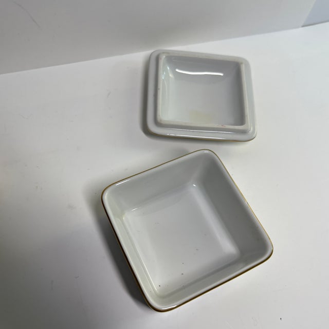 Metal Vintage Dior Box De La Renta Paperweight Set/2 For Sale - Image 7 of 11