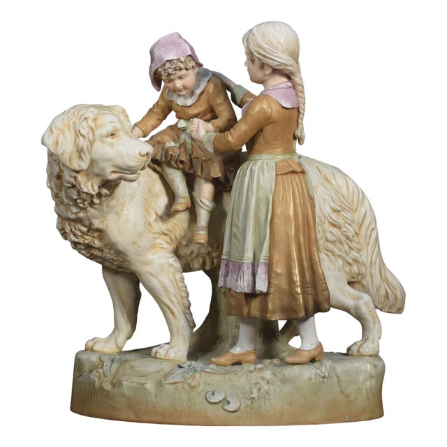 Large Bohemia Group from Royal Dux, 1890s For Sale