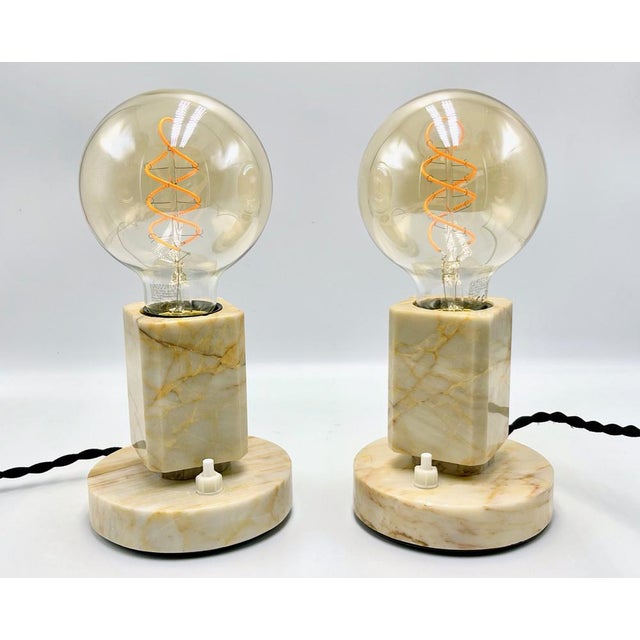 Table Lamps from Kámen Praha, 1930s, Set of 2 For Sale - Image 10 of 11
