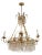 Neoclassical, Bronze, Crystal, Chandelier, Italy, 1950s For Sale